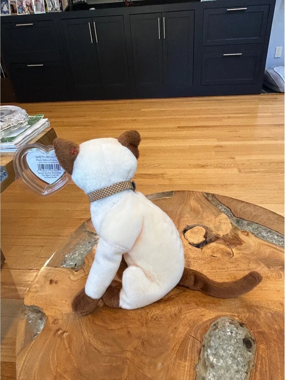 Ty Beanie Baby Siam the Siamese Cat Plush Toy 2001